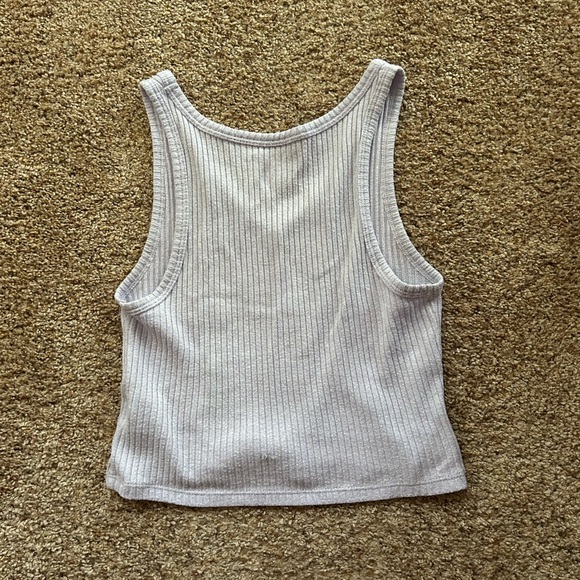 American Eagle Ribbed V-Neck Tank - Picture 2 of 3